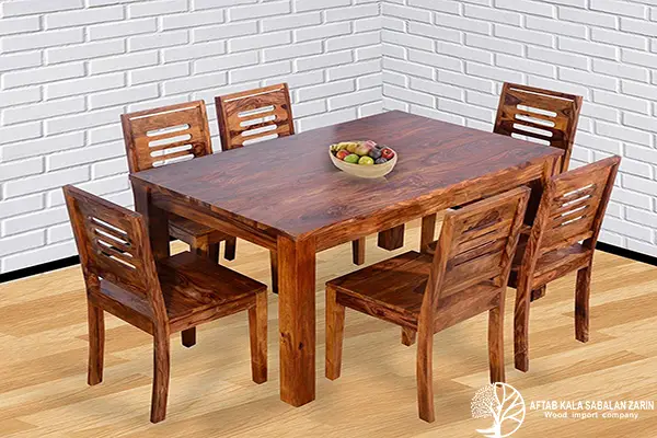 انواع چوب برای ساخت میز نهارخوری